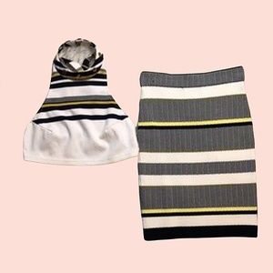 AKIRA Pencil Skirt and Crop Top Set